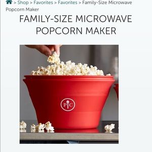 Pampered Chef Large Microwave Popcorn Maker